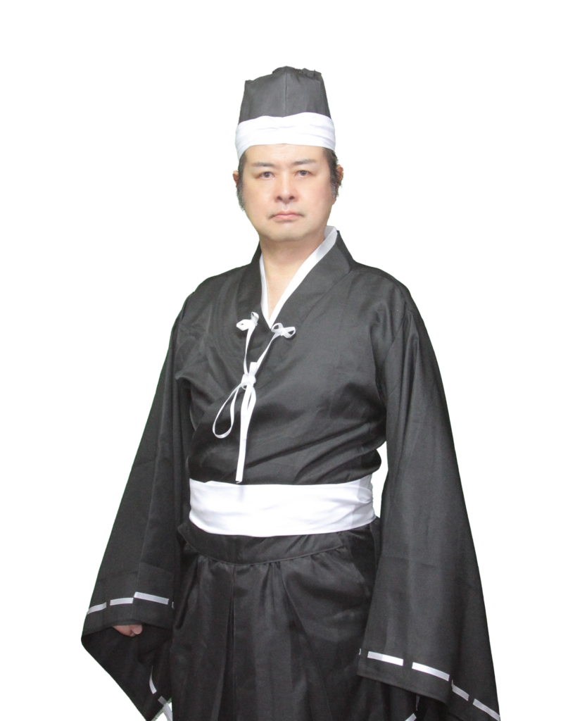 楠木正成役の橋本正人 Masato Hashimoto as Masashige Kusunoki